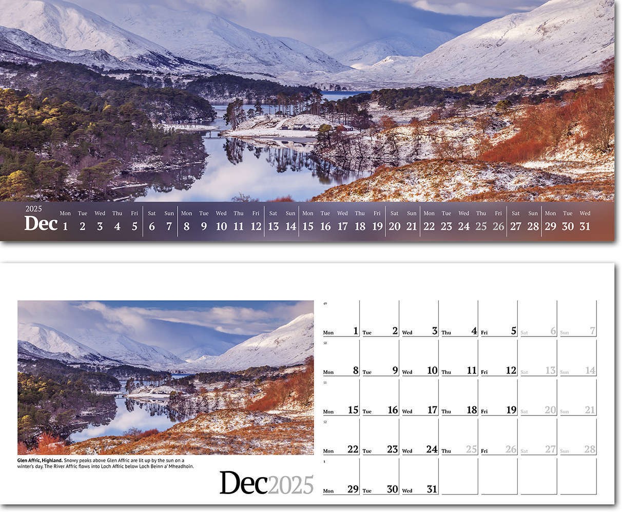 Wild Britain Task Station Desk Calendar