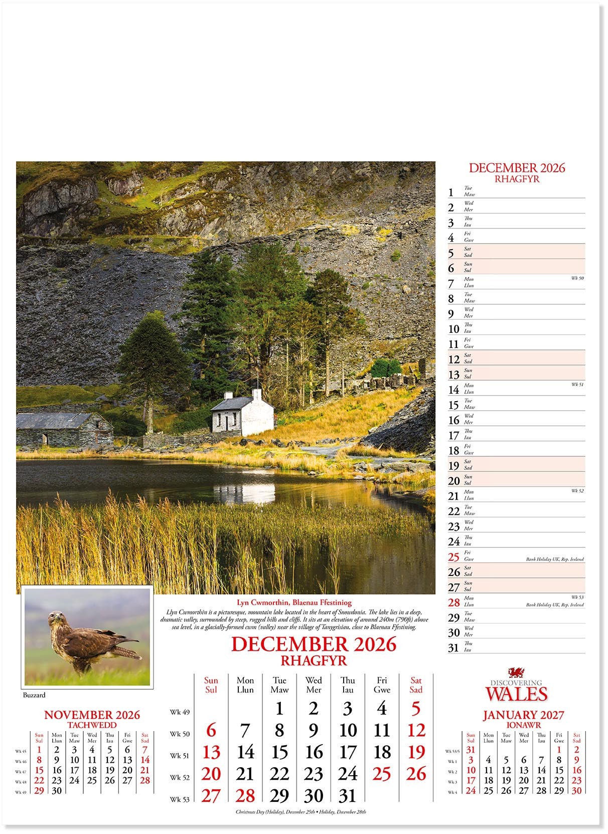 Discovering Wales Calendar