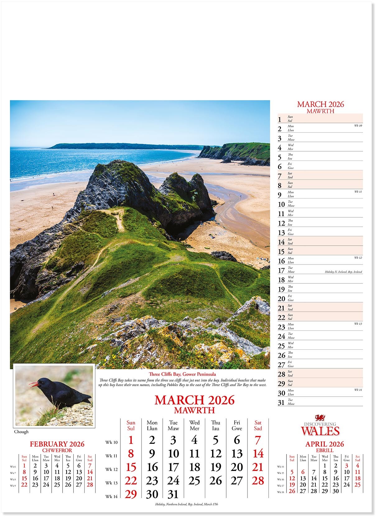 Discovering Wales Calendar