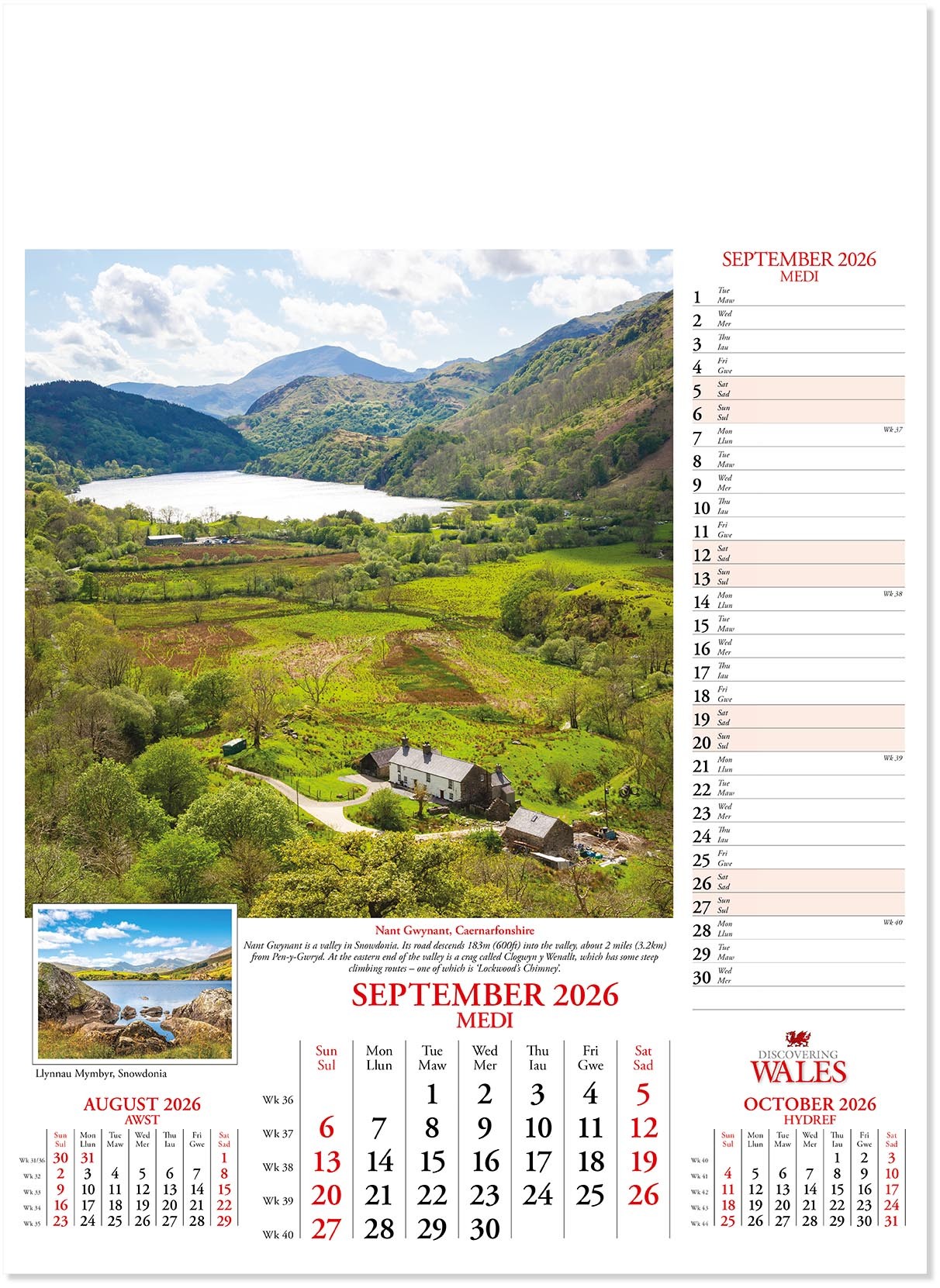 Discovering Wales Calendar