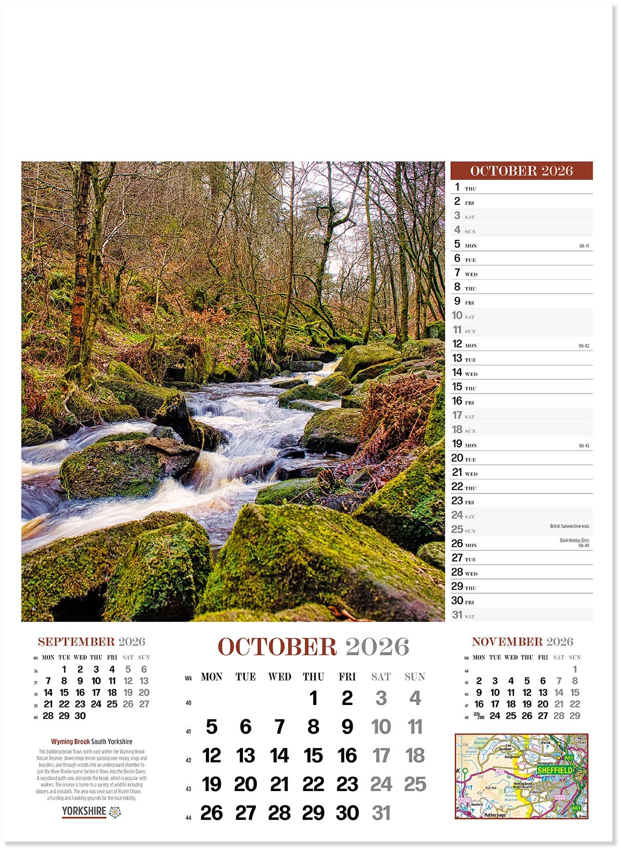 Yorkshire Calendar