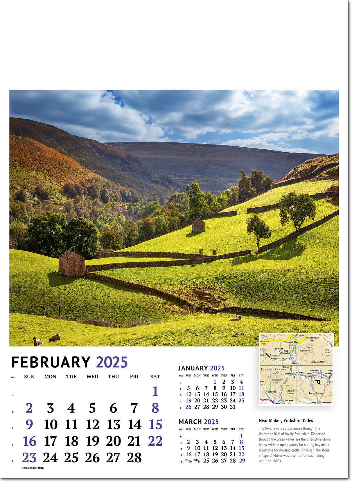 Beautiful Britain Wall Calendar