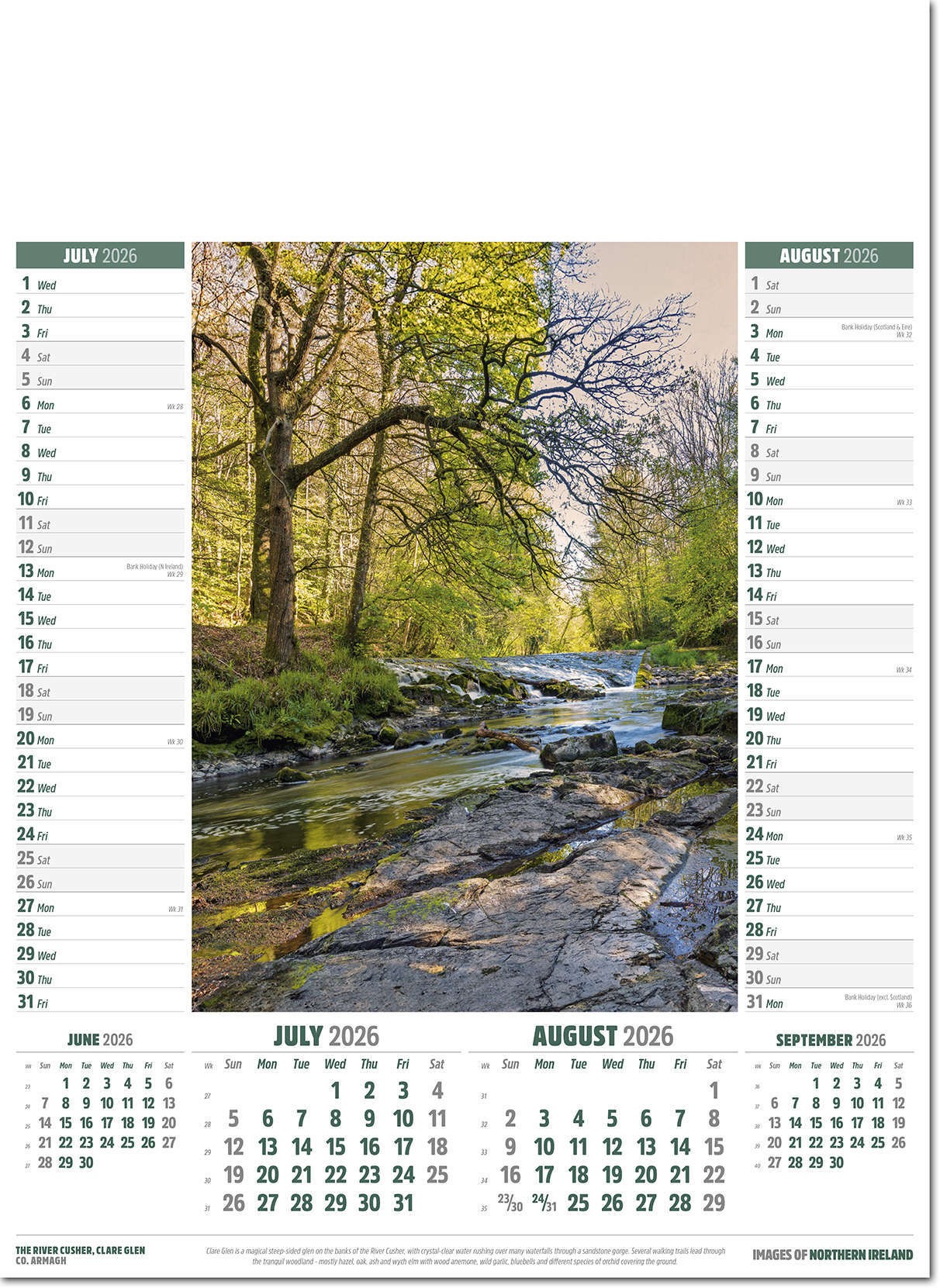 Images of Northern Ireland Calendar