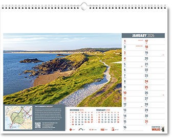 Countryside Walks Wall Calendar