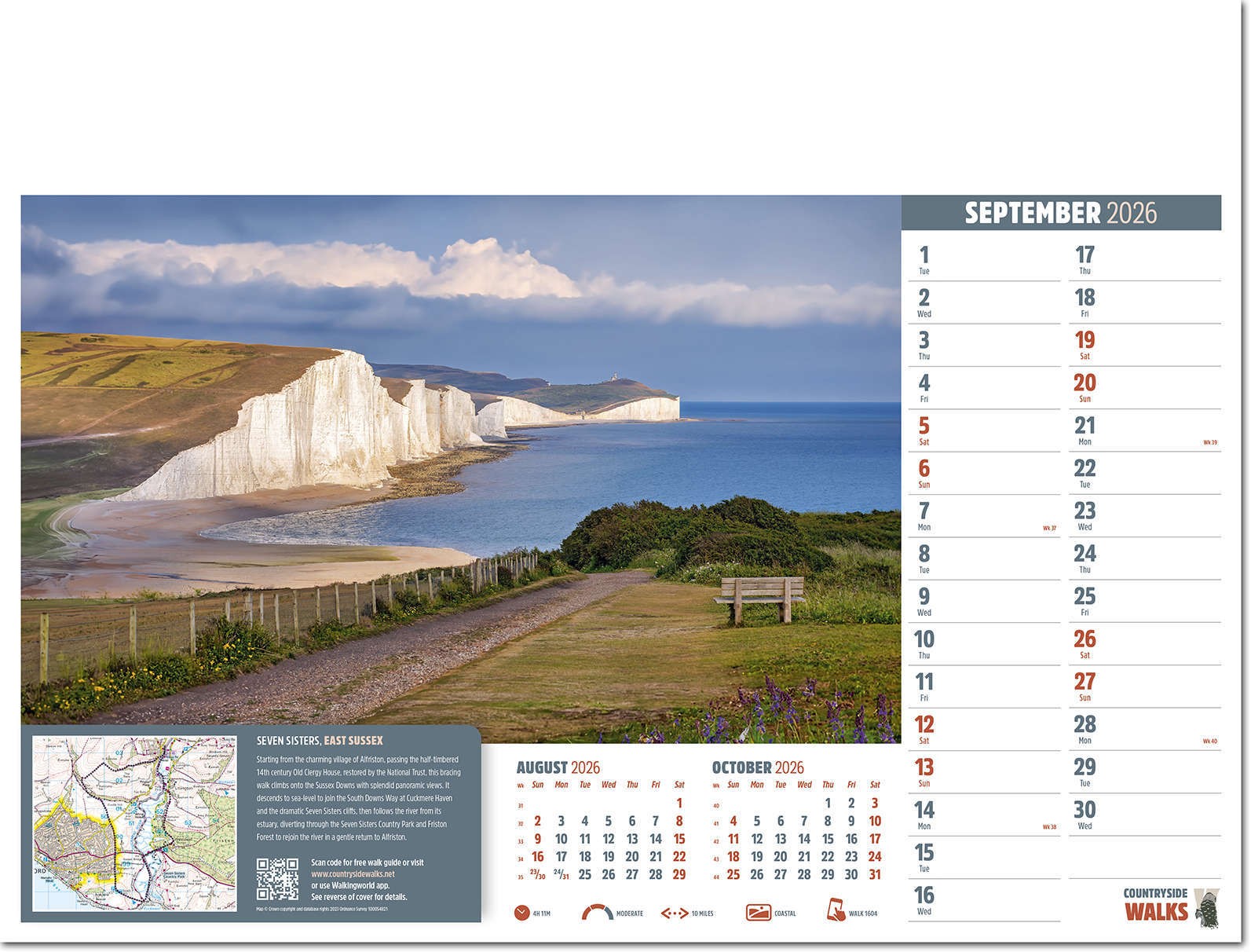 Countryside Walks Wall Calendar